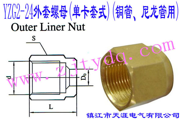 YZG2-24ĸ(οʽ)(~)Outer Liner Nut