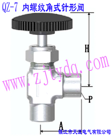 QZ-7 ݼyʽyQZ-7 Femals Serew Needle and Angle Pattern Needle Valve