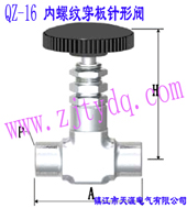 QZ-16 (ni)ݼyyQZ-16 Femals Screw Wall-separting Needle Valve